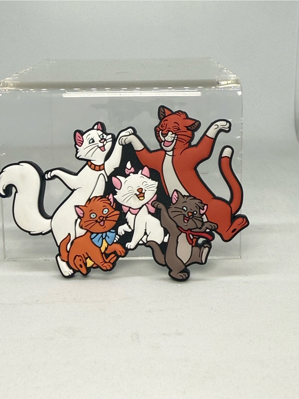 Disney Parks Aristocats Rubber Magnet Marie Berlioz Toulouse Duchess Cats NEW
